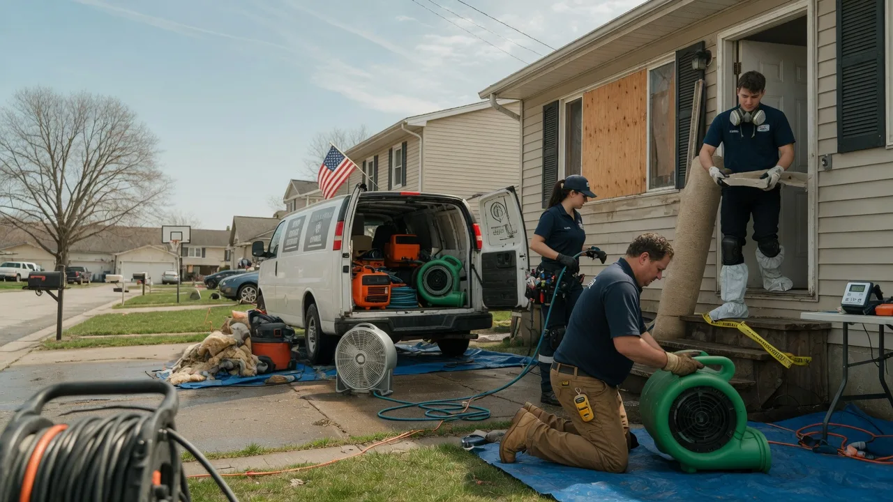 Water Damage Restoration in Sextonville, WI near me